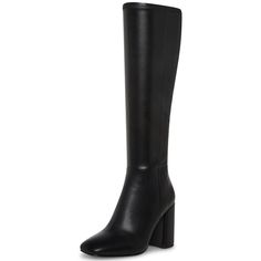 PRICES MAY VARY. ⭐ Heel height of knee-high black boots: 8.5cm/3.34", shaft height: 37.5cm/14.76", calf round: 34cm/13.39", opening: 39cm/15.35in. ⭐Black tall boots are made of premium faux leather upper and soft microfiber fabric lining, the cushioned padded insole for great comfort. ⭐Black leather boots feature stylish square-toe, sturdy chunky block heels, and a side half zipper easy to put on and take off. ⭐These knee-high boots are designed for those who prefer an everyday style that’s trendy while maintaining a timeless appeal. 📧If you find any problem with the SOVANYOU shoes, please feel free to contact us, we will help you within 24 hours! Black High Heels Boots, Knee High Black Boots, Black Tall Boots, Long Black Boots, Leather Tall Boots, Black Leather Knee High Boots, Heel Knee High Boots, Black High Boots, Black High Heel Boots