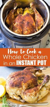 how to cook a whole chicken in an instant pot