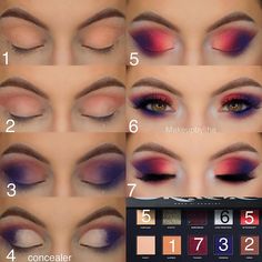 Tutorial Eyeshadow, Mekap Mata, Drag Make-up, Makeup Order, Makeup Tutorial Eyeshadow