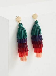 FIT. 4” height x 1” width. MATERIALS + CARE. Base metal. Imported. DETAILS. Multi colored fringe. Post back. The best plus size women's multi color block fringe earrings in multi. Torrid is your destination for cozy fall and winter clothes to keep you warm and comfortable. Fimo, Block Fringe, Bubble House, Unique Earring, Diy Yarn, Diy Yarn Crafts, Handmade Flowers Fabric, Beading Jewelery, Yarn Diy