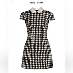 New With Tag Size 10. Retail’s $595 Olivia Black, Know It All, Dreamy Dress, Black Outfits, Tweed Dress, Pretty Clothes, Job Interview, Alice Olivia, My Wardrobe