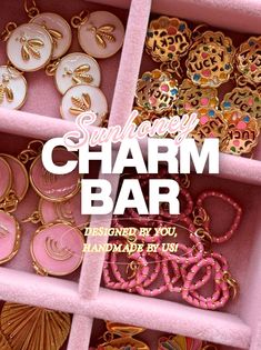 Get Charmed by Sunhoney! Welcome to our virtual charm bar! ✨ Choose from either gold-filled chain options: (1) Sunburst Link Necklace or (2) Oval Link Necklace and add on as many gold-filled charms as you'd like to make your very own custom necklace! Each charm is either $6, $8, or $10. Our shell charms are $10 or $15. These charms are real shells with gold edge, please be careful with them as they are delicate. Make sure to add each charm you want on your necklace to your order. Not just the ne Cute Trendy Necklaces, Gifts To Make For Best Friends, Diy Necklace Charms Pendants, New York Charm Necklace, Little Rooms Jewelry, Gold Charm Jewelry, Cheap Presents For Friends, Make Your Own Charm Necklace, Charm Necklace Making Party