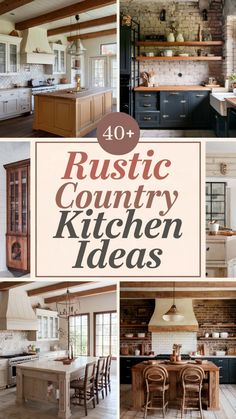 40+ Rustic Country Kitchen Ideas Grandma Would Approve Of