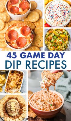 45 game day dip recipes that are delicious and easy to make for your next party