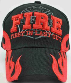 FIRE DEPT FIRE FIRST IN LAST OUT FLAMES CAP HAT BLACK FIRE DEPT FIRE FIRST IN LAST OUT FLAMES CAP HAT BLACK NEW - WITH TAGS 100% High End Acrylic Logos and designs are fully embroidered Size: One Size Fits All VELCRO ADJUSTMENT Shipping Payment Terms of Sale SHIPPING We ship Worldwide. We ship to USA 48 continental states, Item usually will be shipped out within 1~3 business days after payment received. We only ship to confirmed addresses. Non USA Customers: First Class International Mail in som Apparel Design Inspiration, Ralph Lauren Baseball Cap, T Shirt Design Template, Bucket Cap, Ralph Lauren Leather, Winter Hats For Men, Guys Clothing Styles, Black Fire, Hat Ideas