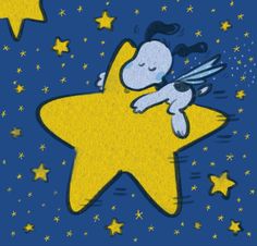 Make Your Day, Snoopy, Make Your, Stars, Yellow