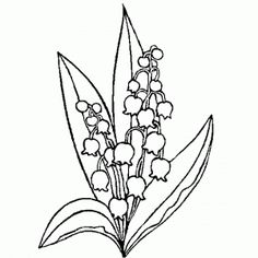 a flower that is sitting on top of a white sheet with the words lily of the valley