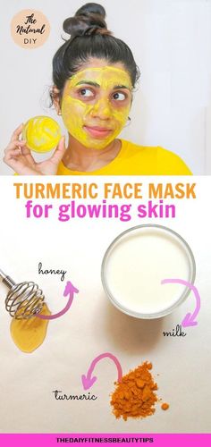 Turmeric Face Mask-best natural way to have soft, clear and young-looking skin after just first use. Turmeric has alot of uses in the cosmetic industry .. Turmeric Skin Care, Diy Turmeric Face Mask, Clear And Glowing Skin, Clear Skin Face Mask, Angry Wolf, Turmeric Face