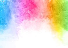 an abstract rainbow background with white space for text