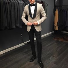 Outfits For Men Formal, Fashion Outfits For Men, Prom Male, Tuxedo Prom, Formal Ideas, Groom Wedding Attire, Men Fashion Classy, Wedding Tuxedo, Wedding Suits Groom