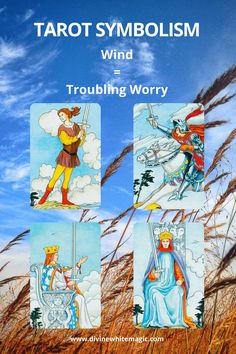 This image shares the meaning of Wind when it appears in a Tarot Card image Swords Tarot