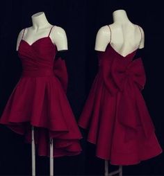 Maturske Haljine, Prom Dresses High Low, Satin Homecoming Dresses, Backless Outfits, Burgundy Prom Dresses, Burgundy Prom, Satin Homecoming Dress, High Low Prom Dresses, Burgundy Prom Dress