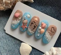 38 Jaw Dropping Spring Nail Ideas 2024 | Spring Nails Sea Nails Designs The Beach, Designs For Long Nails, Easter Nails Design, Nails Design Spring, Rockabilly Nails, Easter Nails Design Spring, Nail Art Wheel