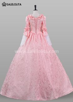 Women Pink Floral Colonial Lady Victorian Dress Christmas Costume Condition: Brand New  Color:Pink  Material: This dress made of High Quality Jacquard, soft,smooth and comfortable to wear  Sleeve Length: Long Flare Sleeve  Dresses Length:Floor-Length  Neckline:  Square Collar  Decoration: Ruffles + Lace  Package Includes:  Dress    The length of skirt about 45 inches (114 cm) long from waist to hem regardless of size. This dress is pictured with a 6-hoop skirt Petticoat underneath to achiev Pink Christmas Fancy Dress, Pink Princess Style Lace Gown, Pink Princess Lace Gown, Pink Fitted Victorian Dress For Costume Party, Pink Gown For Fancy Dress In Spring, Pink Gown For Spring Fancy Dress, Pink Fitted Gown For Fancy Dress, Spring Pink Gown For Fancy Dress Events, Fitted Pink Christmas Dress