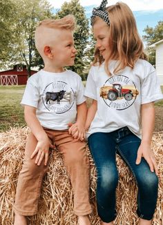 Dibs on the Buddy Seat Toddler Tee Shirt, Funny Farm Boy Shirt, Red Combine Girl T Shirt, Green Tractor Farm Shirt, Toddler Harvest Buddy,  100% Polyester- Feels like super soft Cotton. Washing Instructions: Turn garment inside out. Machine wash COLD with mild detergent. NO bleach. Dry at a normal dryer setting on household machines. Do not dry clean. Instructions apply to the material only, please follow garment washing instructions as well.  Join our Email list for Discounts and Exclusive Offe John Deere Birthday Party, Mom Things, Farm Kids, Farm Clothes, Funny Farm, Green Tractors, Farm Boys, Birthday Girl Outfit, Baby Tutu