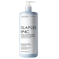 Olaplex No. 4 Bond Maintenance Clarifying Shampoo is an advanced hair care solution designed to deeply cleanse, clarify, and repair your hair. Formulated with Olaplex's innovative bond-building technology, this shampoo targets and repairs broken disulfide bonds within the hair structure, enhancing overall hair health, strength, and resilience. This clarifying shampoo provides a thorough cleanse, effectively removing impurities, product buildup, excess oil, and environmental pollutants from the h Olaplex Conditioner, Olaplex Products, Ouai Hair Oil, Olaplex Shampoo, Hair Structure, Maintaining Healthy Hair, Promote Healthy Hair Growth, Clarifying Shampoo, Damaged Hair Repair