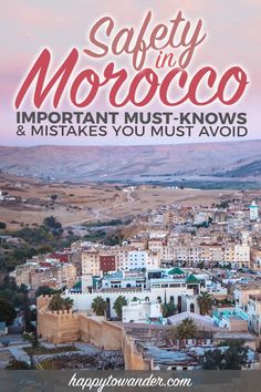 the cover of safety in morocco important must - knows and what to do if you're