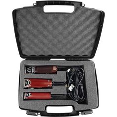 Professional Clipper Case: This Hard Shell Barber Box Features Custom-Cut Foam Compartments To Hold Electric Clippers, Hair Buzzers, Trimmers, T-Finishers And Cables. Customizable Foam Section Can Be Sized For Blades And Other Accessories. Hard Shell Exterior: Constructed From Durable Composite Plastic, This Case Offers Impact-Protection You Can't Find With Other Barber Cases For Clippers And Supplies. Rest Assured Your Clippers Are Protected In This Crushproof Hard Shell Case. Protective Foam S Yarn Dress, Barber Equipment, Barber Supplies, Hair Clippers, Beauty Saloon, Small Accessories, Large Bag, Travel Case, Hair Styling