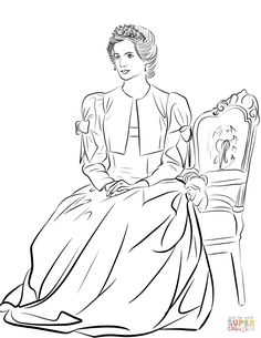 a woman sitting on a chair in a dress