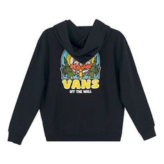 Women's Vans Back Pattern Printing Pullover Hoodie Black VN0A5F6GBLK Vans Sweater, Vans Hoodie, Black Hoodie Women, Vans Women, Women's Vans, Vans Off The Wall, Womens Vans, Stylish Sneakers, Black Hoodie