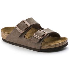 Birkenstock Youth Arizona Sandals for Kids in Mocha Mocha Birkenstock, Birkenstock Sandals Arizona, Two Strap Sandals, Vintage Trends, Mocha Color, Birkenstock Sandals, Zermatt, Games Online, Fashion Weeks