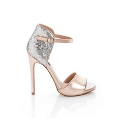 party! Rose Gold Heels, Perfect Heels, Colorful Heels, Elegant Shoes, Evening Shoes, Gold Heels, Hot Shoes, Fashion High Heels