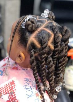 Hairstyles With Beads, Black Baby Girl Hairstyles, Baby Girl Hairstyles Curly, Cabello Afro Natural, Lil Girl Hairstyles, Kids Curly Hairstyles