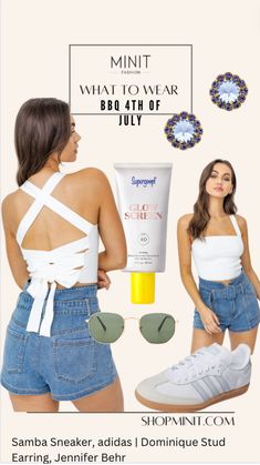 Achieve a laid-back yet fashionable look for 4th of July festivities with our white tie-back tank top! This versatile piece offers effortless style with its breezy silhouette and trendy tie-back detail. Pair it with denim shorts or a flowy skirt for a relaxed summer vibe, perfect for celebrating Independence Day. #4thOfJulyOutfit #IndependenceDayFashion #PatrioticStyle #ShopMinit #July4th #FashionForward #TankTop #TieBackTop #FashionInspiration #ShopNow #EffortlesslyChic Patriotic Fashion, Crop Top Designs, Flowy Skirt, White Tie, Formal Looks, Tie Backs, Cropped Tank Top, White Top, White Tops