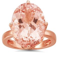 Ring features a large 18x13mm genuine peach color morganite set in solid 14k rose gold. Oval Morganite Engagement Ring Rose Gold, Peach Morganite, Morganite Diamond, Vintage Style Rings, Rose Gold Pink, Wedding Dress Trends, Morganite Ring, Diamond Settings, Peach Color