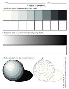 the worksheet is filled with different types of shapes and sizes to make it easier for