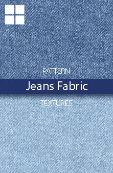 jean's fabric textures in blue and white, with the words pattern on it