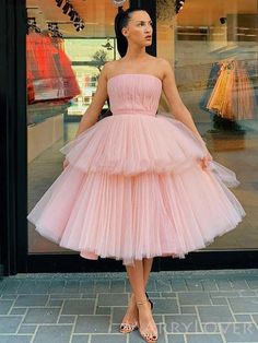 Pink Tulle A-line Strapless Short Homecoming Dresses, HM1078 This dress could be custom made, there are no extra cost to do custom size and color.Description of dress1, Material: tulle, elastic silk like satin, pongee.2, Color: picture color or other colors, there are 126 colors are available, please contact us for more colors.3, Size: standard size or custom size, if dress is custom made, we need to size as followingbust______ cm/inchwaist______cm/inchhip:_______cm/inchshoulder to shoulder :___ Ball Gown Prom Dress, Tulle Sleeves, Short Prom Dress, A Line Prom Dresses, Gown Prom, Pink Tulle, Ball Gowns Prom, Short Prom, Prom Dresses Ball Gown