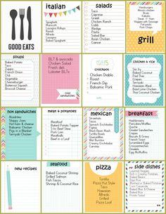 the printable menu for mexican cuisine