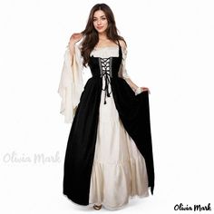 Olivia Mark - Halloween Renaissance Role-Playing Costume Long Dress