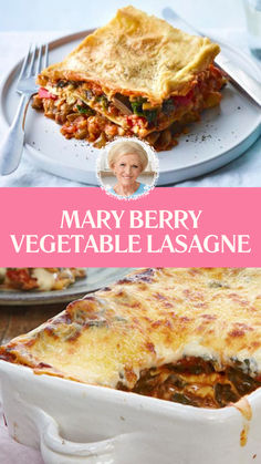 Mary Berry Vegetable Lasagne Vegetable Lasagne Recipes, Lasagne Sheets Recipes, Mary Berry Recipes Dinners, Vegetarian Lasagne Recipes, Veg Lasagna Recipe, Marry Berry Recipes, Autoimmune Diet Recipes, British Baking Show Recipes