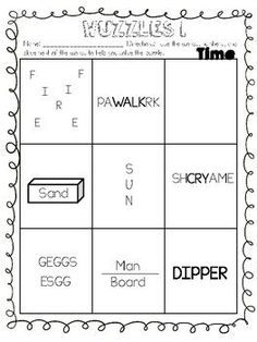 printable worksheet for kids to practice spelling