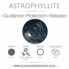 Astrophyllite Crystal Meaning, Crystal Dictionary, Capricorn Scorpio, Power Bracelet