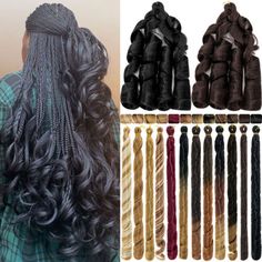 Thick Curly Braiding Hair Loose Wave French Curl Hair Extension For Black Women | eBay Curly Braiding Hair, French Curls, Curl Braids, French Curl, Curl Hair, Braiding Hair, Hair Fibers, Loose Waves, Loose Hairstyles