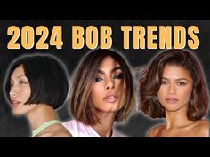 5 Trending Bob Haircuts: WHICH ONE IS BEST FOR YOU! - YouTube Haircut Bobs, Brown Hair Olive Skin, Bang Haircuts, Bobs Hairstyles, Hairstyle Bob, Grey Bob Hairstyles, Ladies Hairstyles, Shaggy Bob Haircut, Short Bob Cuts