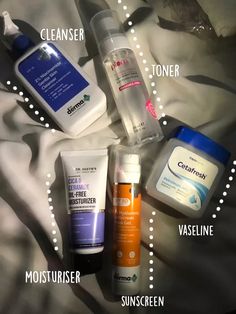 India Skincare, Vaseline Moisturizer, Gentle Skin Cleanser, Basic Skin Care Routine, Desi Aesthetic, Sunscreen Moisturizer