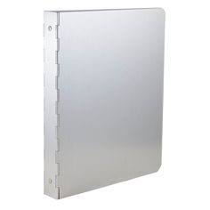 a white metal box on a white background