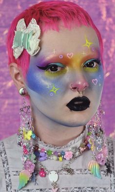 Aurora Ghoul, Decora Makeup, Unconventional Makeup, Bold Makeup Looks, Chic Makeup