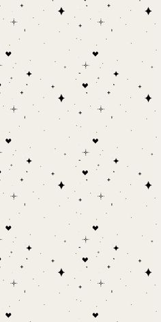 an abstract black and white pattern with stars on the bottom right hand corner is shown