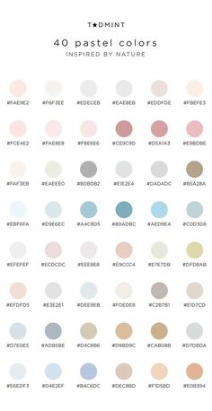 Hex Color, Pantone Colour Palettes, Hiasan Bilik Tidur, Hex Color Palette, Color Schemes Colour Palettes, Hex Color Codes, Pastel Colour Palette, Kraf Diy, Color Palette Design