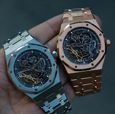 Audemars Piguet Royal Oak Skeleton, Audemars Piguet Skeleton, Audemars Piguet Gold, Lifestyle Dresses, Audemars Piguet Watches, Spring Denim