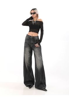 Discover the perfect blend of vintage charm and contemporary comfort with our Wide-Leg Denim Vintage Wash Jeans.
Crafted from 100% cotton, these high-waisted jeans elevate your ensemble with their timeless 'be old-fashioned' wash and durable denim fabric. Their relaxed fit and exquisite craftsmanship ensure a versatile piece that lasts season after season.
Style them with a fitted tee for casual outings or a blazer for an effortless transition to evening wear. This versatile garment encapsulates Vintage Wash Jeans, Flowy Blouse, Urban Wear, Wide Leg Denim, Washed Jeans, Wash Jeans, Hair Oil, Denim Fabric, Workout Tee