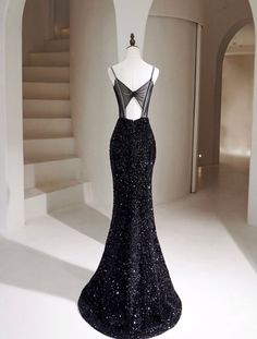 Prom Dresses Black Long, Black Sequin Prom Dress, Prom Dresses Long Black, Long Black Evening Dress, Prom Dress Black, Mermaid Prom Dresses Lace, Sparkly Prom Dresses, Floral Prom Dresses, Black Mermaid