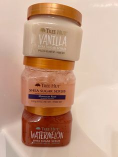 tree hut scrub | self care | Vanilla | Moroccan Rose | Watermelon Tree Hut Scrub, Tree Hunt, Moroccan Rose, Sugar Body Scrub, Sugar Body, Tree Hut, Body Scrub, Sugar Scrub, Self Care