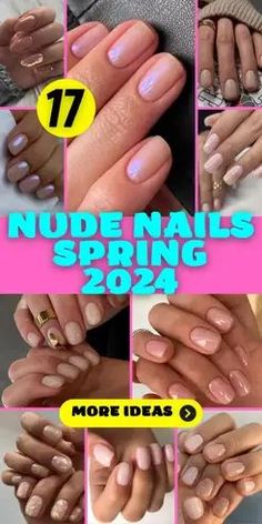 Simple Floral Nail Art, Very Short Nails, Hottest Nail Trends, Nail Options, Short Round Nails, Short Oval Nails, Neutral Nail Designs, Spring Nail Trends, Floral Nail