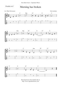 Blue Ukulele, Dulcimer Music, Ukulele Chords Chart, Baritone Ukulele